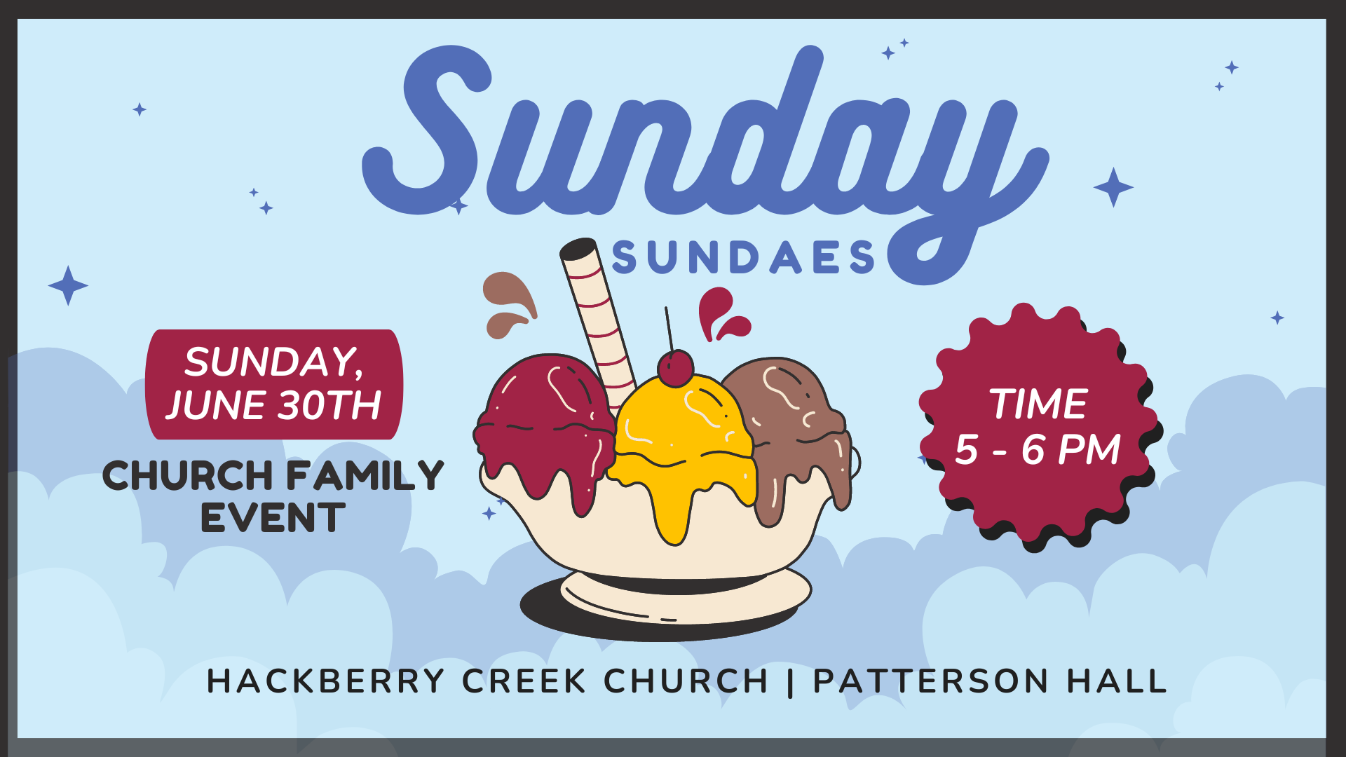 Sunday Sundaes
