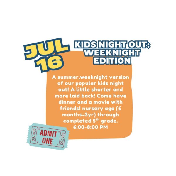 Kids Night Out: Weeknight Edition
