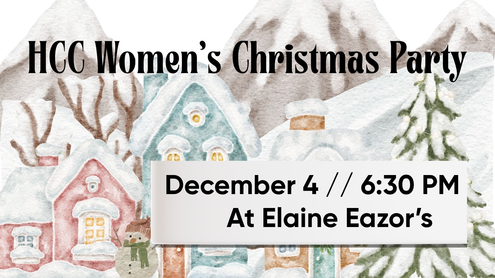 Women's Christmas Party