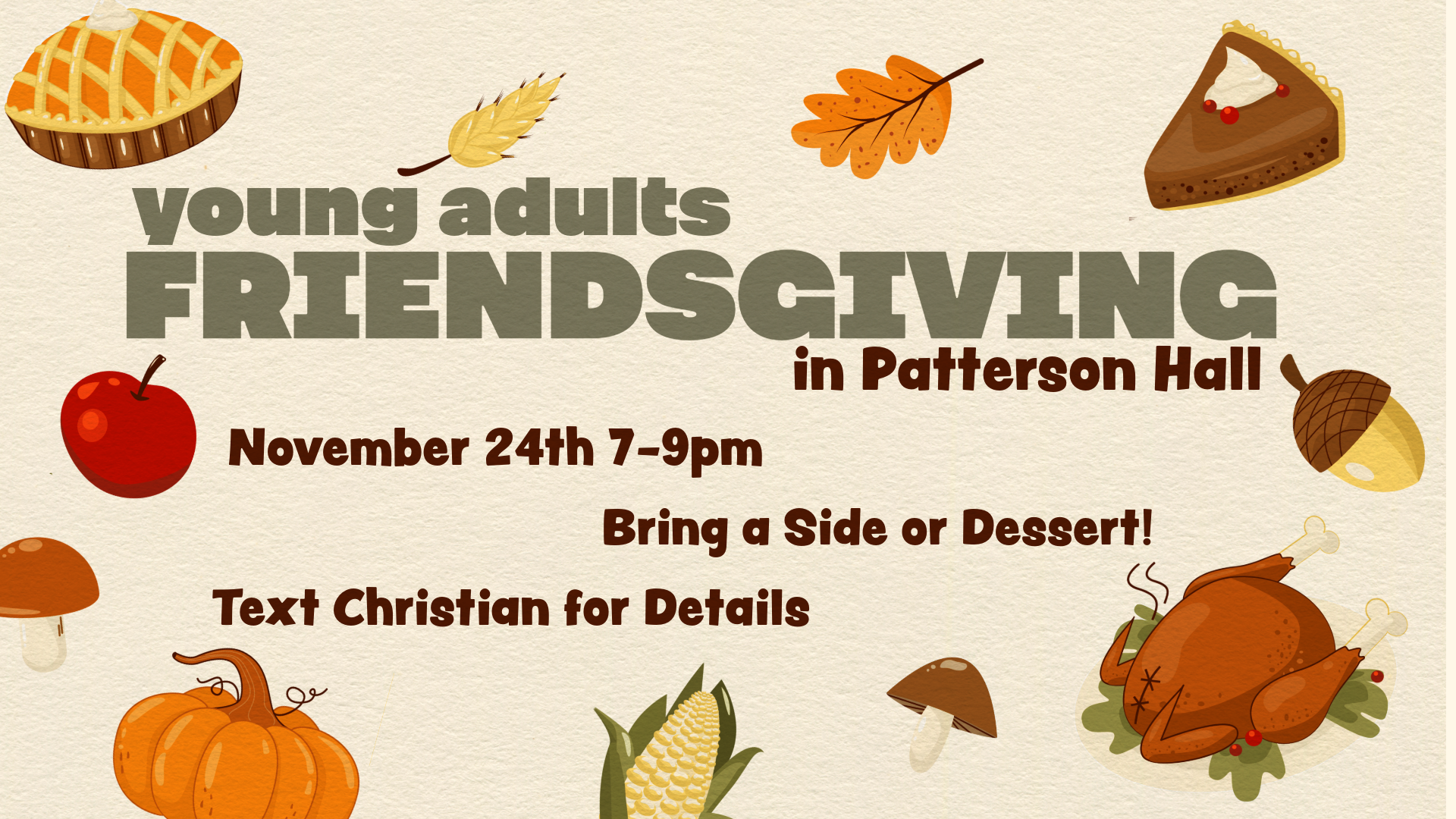 Young Adults: "Friendsgiving"