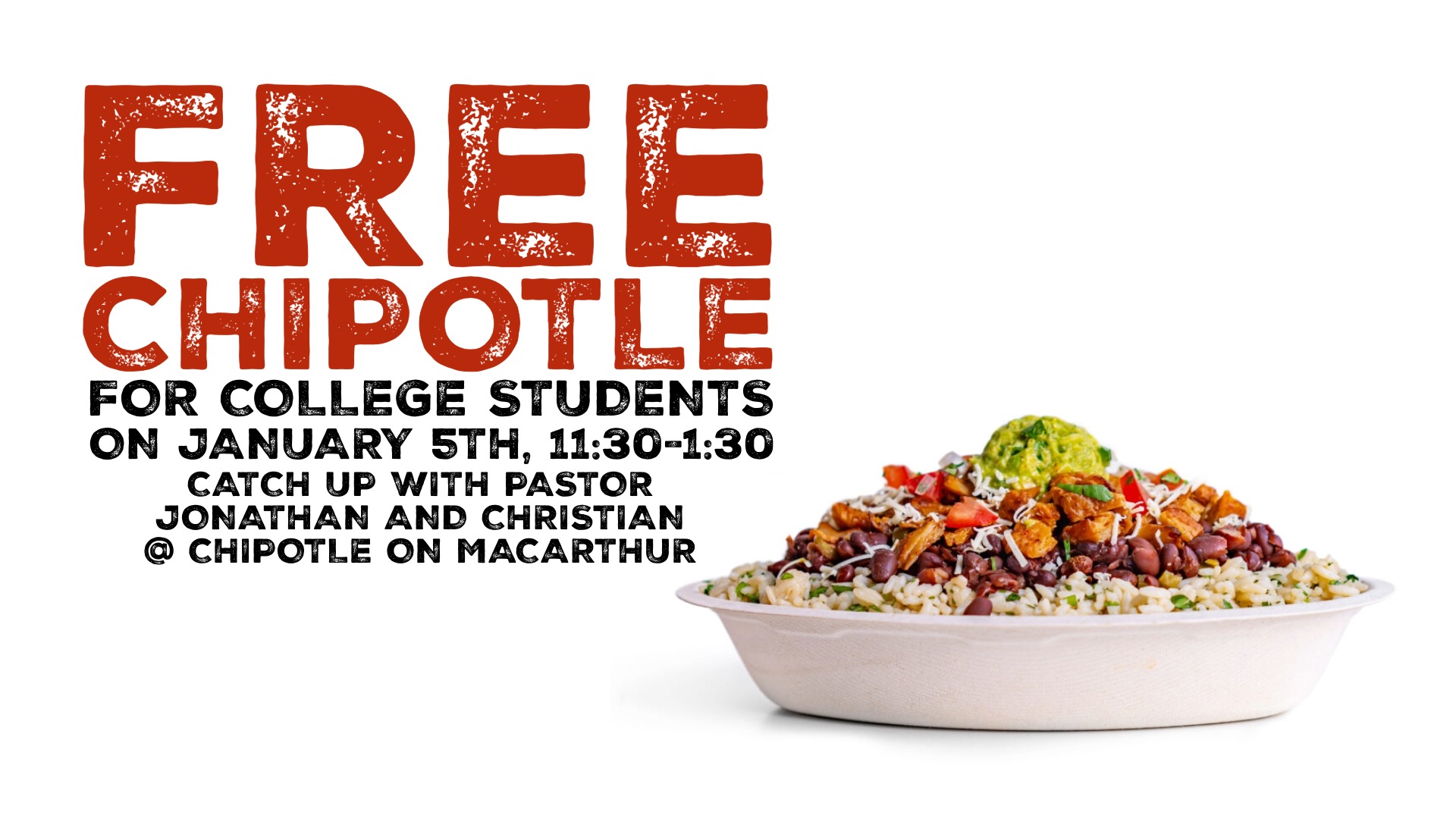 College Lunch w/ Christian and Pastor Jonathan