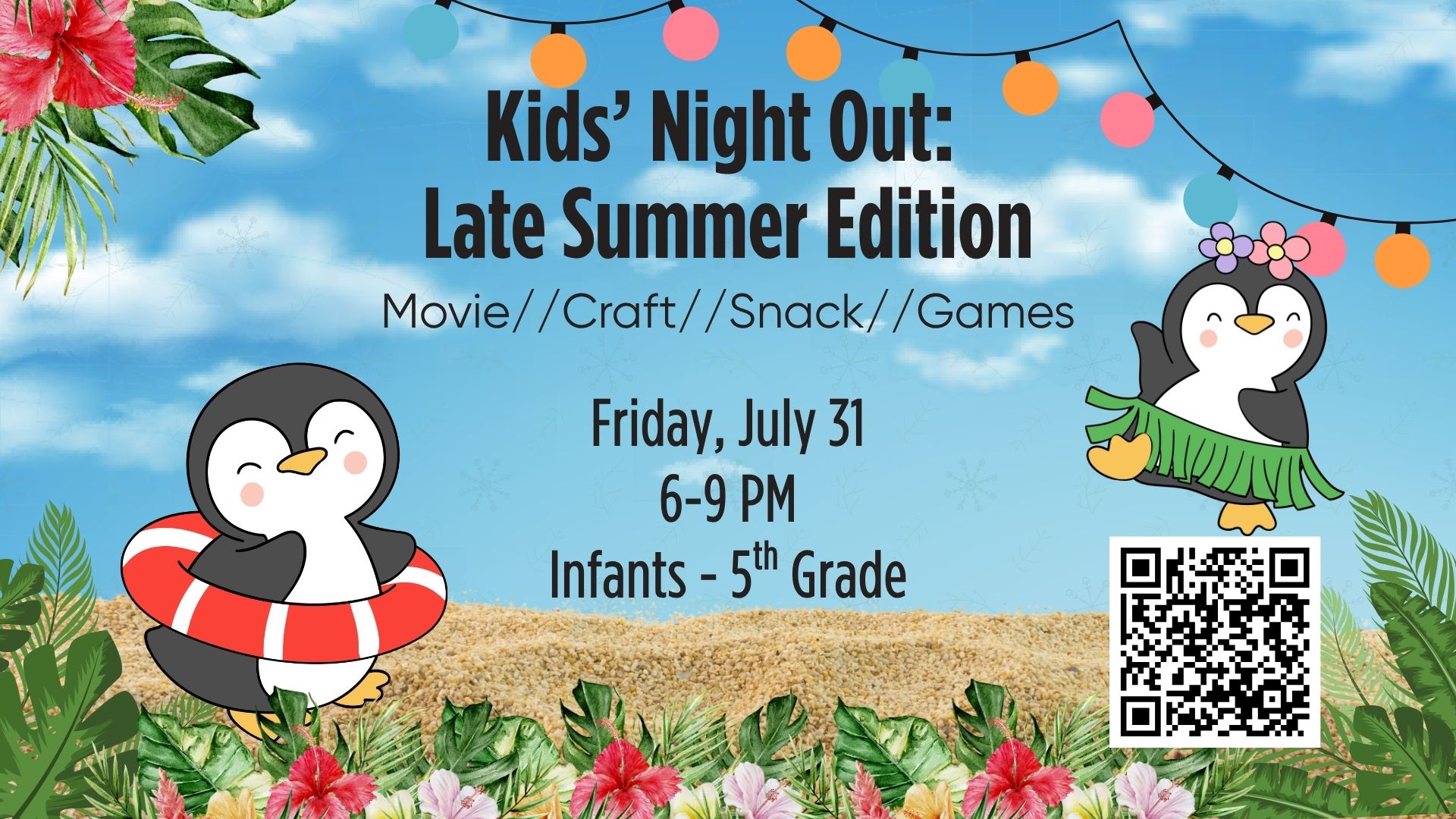 Kids' Night Out: Summer Edition!