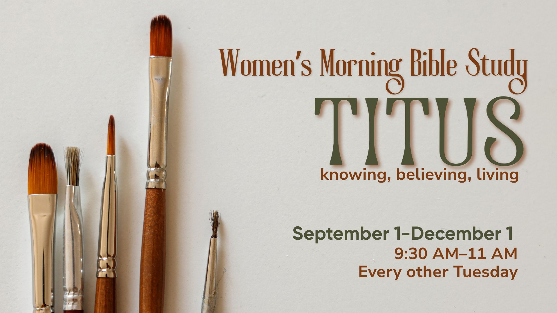Women's AM Bible Study